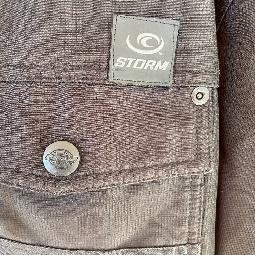 Storm By Dickies Black Softshell Lined Full-Zip J… - image 5